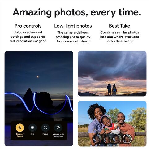 Google Pixel 8 Pro - هاتف ذكي يعمل بنظام Android مع عدسة Telephoto وشاشة Super Actua - بطارية تدوم 24 ساعة - خليجي - 128 جيجابايت in Saudi Arabia