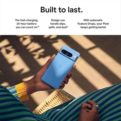 Google Pixel 8 Pro - هاتف ذكي يعمل بنظام Android مع عدسة Telephoto وشاشة Super Actua - بطارية تدوم 24 ساعة - خليجي - 128 جيجابايت in Saudi Arabia