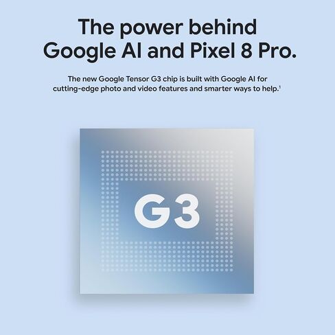 Google Pixel 8 Pro - هاتف ذكي يعمل بنظام Android مع عدسة Telephoto وشاشة Super Actua - بطارية تدوم 24 ساعة - خليجي - 128 جيجابايت in Saudi Arabia