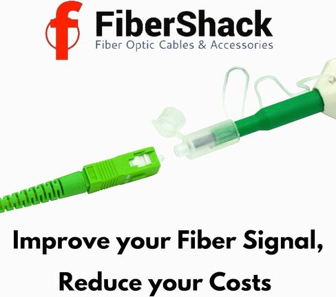 Fibershack - 1.25mm LC Fiber Cleaner Pen. 800+ Single Click Fiber Cleaner. Dual Fiber Optic Connector Cleaner & Endface Fiber Optic Cleaning Pen. Fiber LC Cleaner Comes with an Added Protection Case in Kuwait
