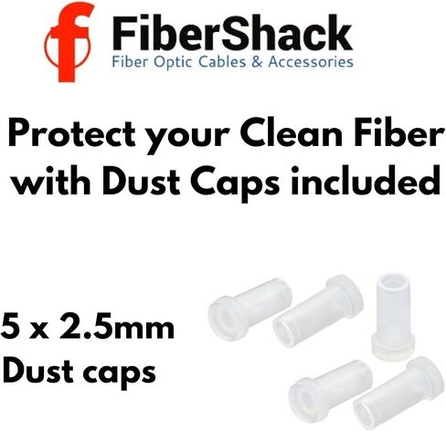 Fibershack - 1.25mm LC Fiber Cleaner Pen. 800+ Single Click Fiber Cleaner. Dual Fiber Optic Connector Cleaner & Endface Fiber Optic Cleaning Pen. Fiber LC Cleaner Comes with an Added Protection Case in Kuwait