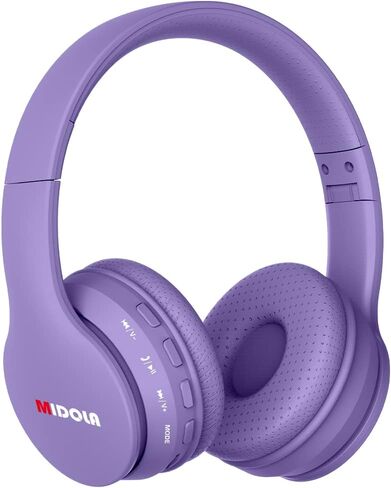 Kids Bluetooth Headphones Wireless Over-Ear,68Hrs,Volume Limit 85/94dB Blue in Kuwait