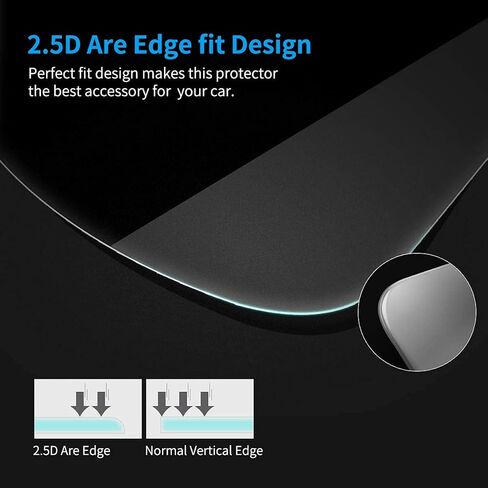 Moonlinks Compatible with Accord 2018-2022 Tempered Glass Screen Protector | High Definition 9H Hardness Tempered Glass 8-inch Screen Protector (Not fit for 7-Inch 7 Holes) in Kuwait
