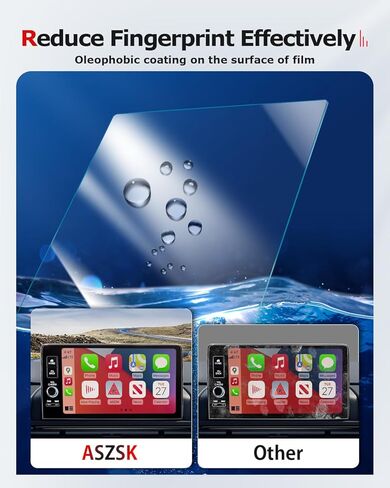 2 Pack Tempered Glass Screen Protector For 2023 2024 2025 CRV & 11th Civic,9 Inch HD Protective Film Compatible With Honda CR-V Accessories in Kuwait