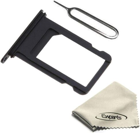 Ewparts Replacement Part for iPhone 8 Sim Card Tray (Black) in Kuwait