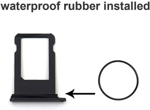 Ewparts Replacement Part for iPhone 8 Sim Card Tray (Black) in Kuwait