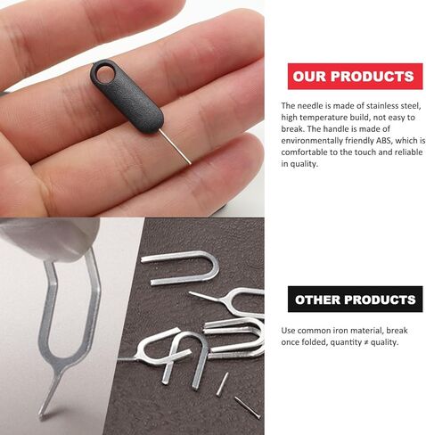 مجموعة YOASIUX لشريحة بطاقات سيم مزيل أداة مفتاح لآي باد سامسونج جالاكسي الهاتف الذكي/التابلت والمزيد (8 حزم) in Kuwait