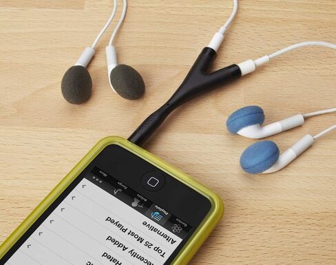 Belkin Speaker and Headphone Splitter, Standard, White in Saudi Arabia