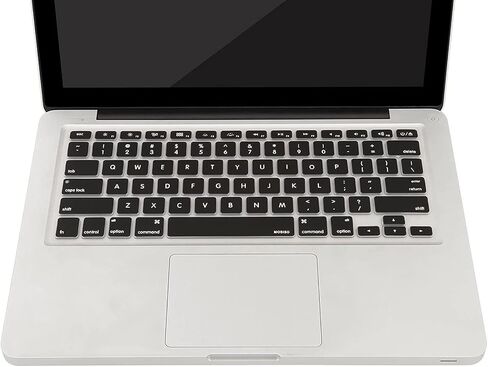 MOSISO Silicone Keyboard Cover Compatible with MacBook Air 13 inch A1466 A1369 2010-2017&Compatible with MacBook Pro 13/15 inch (with/without Retina Display, 2015 or Older Version), Airy Blue in Kuwait