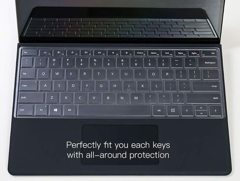 CaseBuy Premium Keyboard Cover for 2026-2024 Microsoft Surface Laptop 8 7(8th 7th Edition) 13.8 & 15 inch, Ultra Thin TPU Keyboard Skin, US Layout in Kuwait