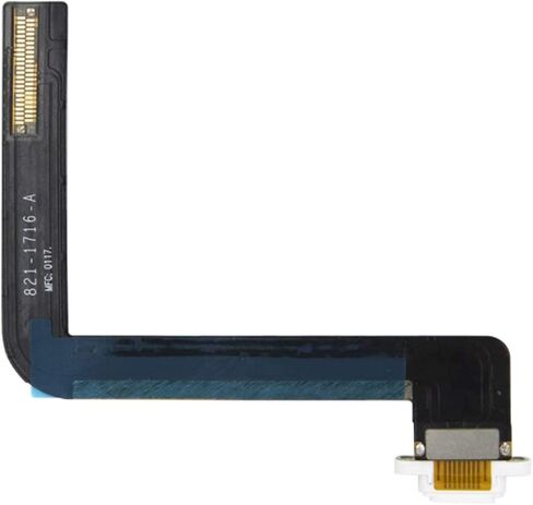 Dock Connector Compatible with iPad Air 2013 A1474 A1475 | iPad 5 5th Gen 9.7 inch 2017 A1822 A1823 A1822 A1823 | iPad 6 6th Gen 9.7 inch 2018 A1893 A1954 Charging Port Assembly Flex Cable (Black) in Kuwait