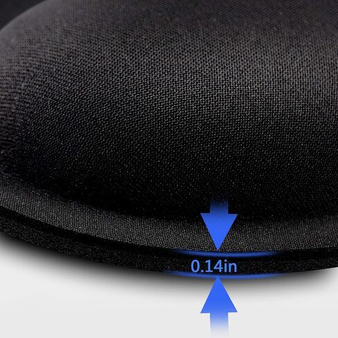 Ergonomic Mouse Pad 3 Pack with Wrist Rest Support, Round Gaming Mousepad with Smooth Surface & Non-Slip Rubber Base for Computer, Laptop, Office, Comfortable Memory Foam for Wrist Cushion in Kuwait