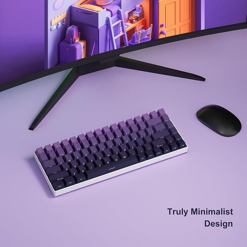 XVX PBT Keycaps - Side Print Keycaps 60 65 75 100 Percent, Double Shot Shine Through Custom Key caps, Black 136 Keys Set, OEM Profile, Minimalist Style Phantom for Cherry Gateron MX Switche Keyboard in Saudi Arabia