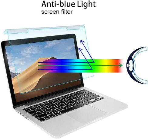 MOSISO 13-13.5 inch Laptop Blue Light Blocking Screen Protector Anti-UV Eye Protection Filter Film for Diagonal 13, 13.3, 13.5 inch 16:9 Widescreen Notebook LED Monitor Panel(11.89 x 7.83 inch/L x W) in Saudi Arabia