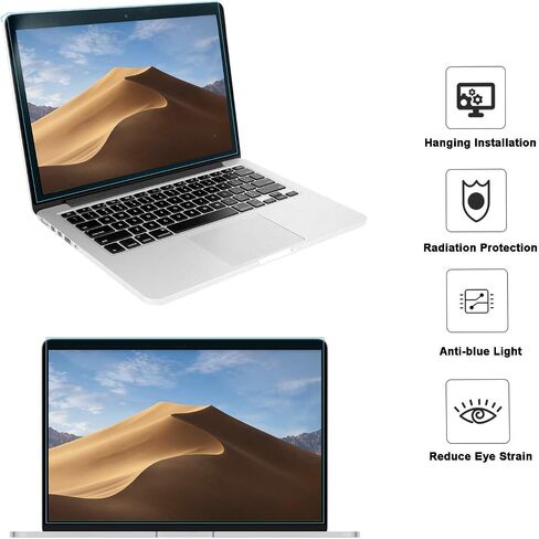 MOSISO 13-13.5 inch Laptop Blue Light Blocking Screen Protector Anti-UV Eye Protection Filter Film for Diagonal 13, 13.3, 13.5 inch 16:9 Widescreen Notebook LED Monitor Panel(11.89 x 7.83 inch/L x W) in Saudi Arabia