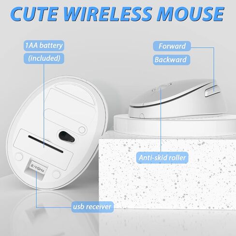 Wireless Keyboard and Mouse Cute Retro Typewriter for PC in Kuwait