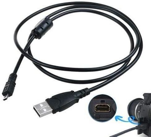 شاحن بطارية بديل لكابل USB من AlyKets لكاميرا Sony Cybershot Cyber-Shot DSC-W800، DSC-W830، DSCH200، DSCH300، DSCW370، DSC-H200، DSC-H300، DSC-W370 in Saudi Arabia