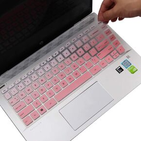 غطاء لوحة المفاتيح لجهاز HP Pavilion X360 14 بوصة وكمبيوتر محمول HP 14 14-dq 14-fq 14-dk 14m-dh 14-cd/ce/cf Series 14-cf0006dx/cf0012dx 14-dk0002dx 14-dq0011dx/dq1037wm/dq1089wm 14-fq0040nr /fq0050nr مظهر لوحة المفاتيح in Kuwait