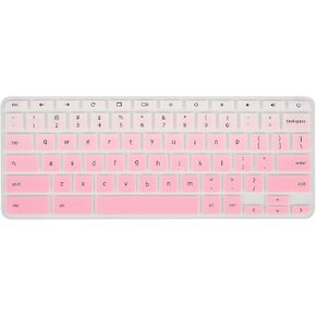 Keyboard Cover for Acer Chromebook Spin 11 311 C733 CP311 511 512/Chromebook 11 CB3-131 CB3-132 CB5-132T/Chromebook Spin CP713 CB5-312T/Acer Chromebook 14 15 inch -Gradual Pink in Saudi Arabia