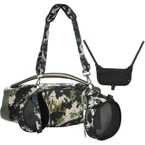 Case Carrying Strap for JBL Boombox 3 - Portable Bluetooth Speaker,Boombox 3/Boombox 3 Wi-Fi/Boombox 2 Travel Storage Side Cover Shoulder Bag Sleeve(Camo)