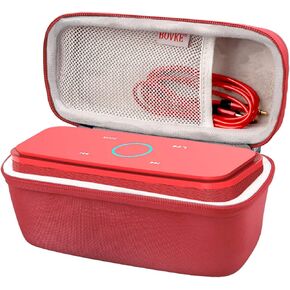 BOVKE Case for Doss SoundBox Touch Wireless Bluetooth Portable Speaker with HD Sound and Bass Protective Hard EVA Travel Shockproof Carrying Case Cover Storage Pouch Bag, Black