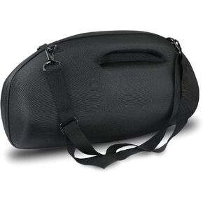 co2CREA Hard Travel Case for Boombox 3 2 Bluetooth Speaker, Black | Portable Travel Design, External Handle And Detachable Shoulder Strap For Carrying And Storage, Accessory Organization in Saudi Arabia