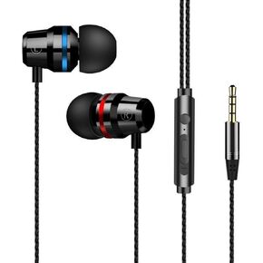 TakeCase Metal Wired Earphone Professional in Ear Headset with Built-in Microphone 3.5mm in-Ear Wired Earphone Heavy Bass Sound Quality Music Sport Headset in Saudi Arabia