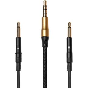 MEZE AUDIO | 3m Cable for 99 Classics Walnut Gold | 3.5mm Male to Dual TS Mono 3.5mm Male Connector Plug | Kevlar Reinforced Fabric | Oxygen-Free Copper in Saudi Arabia