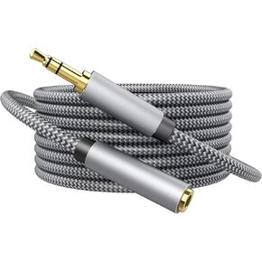 Headphone Extension Cable 10ft - Aux 3.5mm Extension Cable Male to Female, 1/8 Inch TRS Stereo Audio Jack Extender for Car, Speaker, TV, PC (Audio Only, No Mic) in Saudi Arabia