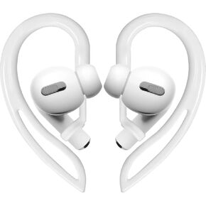 خطافات الأذن متوافقة مع AirPods Pro الجيل الثاني وAirPods Pro [متعددة الأبعاد قابلة للتعديل] ملحقات متوافقة مع Apple AirPods 3 2 1 Gen (شفاف)