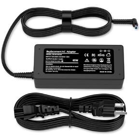 Compatible with HP Laptop Charger, 65W 45W Smart AC Adapter 4.5mm Blue Tip in Saudi Arabia