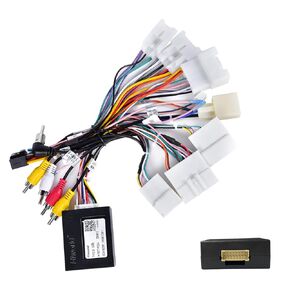 JBL Harness Adapter for Toyota Car Stereo 16 Pin Radio Wire Harness with Canbus Compatible with Toyota Camry Corolla RAV4 Prado Fortuner Highlander Tundra Vios Yaris Sienna Hilux in Kuwait