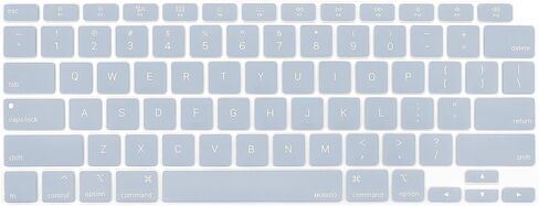 غطاء لوحة المفاتيح MOSISO متوافق مع جهاز MacBook Air 13 بوصة 2022 2021 إصدار 2020 A2337 M1 A2179 شاشة Retina مع لوحة مفاتيح سحرية بإضاءة خلفية تعمل باللمس، جلد سيليكون واقٍ مقاوم للماء، أسود in Kuwait