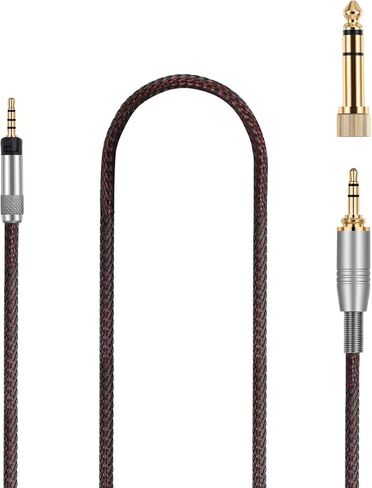 كابل الصوت البديل KetDirect سلك سماعة الرأس مع موصل قفل لسماعات Sennheiser HD558، HD518، HD598، HD598 SE، HD598 Cs، HD598 SR، HD599، HD569، HD579 3 أمتار/9.9 قدم in Kuwait