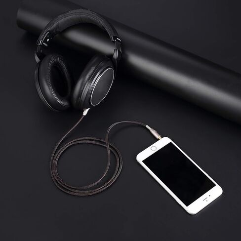 كابل الصوت البديل KetDirect سلك سماعة الرأس مع موصل قفل لسماعات Sennheiser HD558، HD518، HD598، HD598 SE، HD598 Cs، HD598 SR، HD599، HD569، HD579 3 أمتار/9.9 قدم in Kuwait