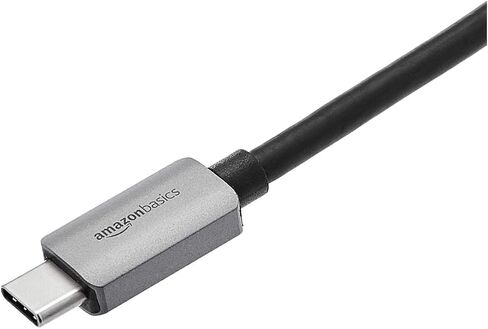 Amazon Basics USB-C 3.1 Male to HDMI Female Adapter (4K@60Hz), Gray, 1.69 x 1.45 x 0.43 inches in Saudi Arabia