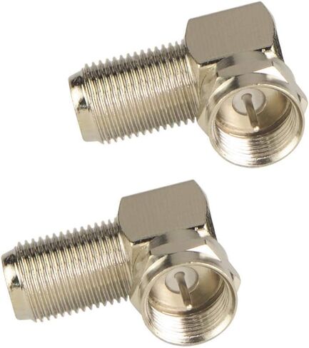 VCE 2-Pack Right Angle F-Type Coaxial RG6 Adapter in Saudi Arabia