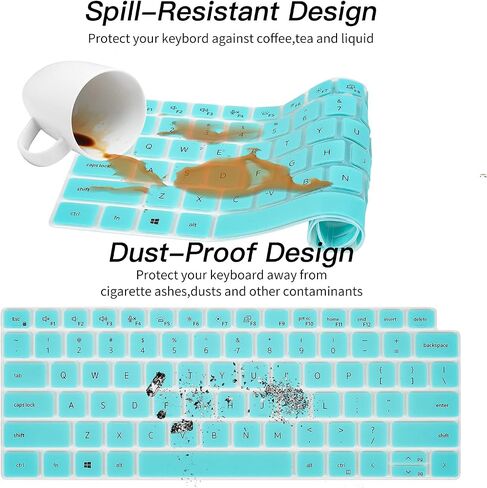 Keyboard Cover for Dell Latitude 5420 5430 5440 5450 3440 3450 14-in, Latitude7420 7430 7440 7450 7410 9420 9430 14, Latitude 16" 7650 7640, Latitude 9510 9520 7520 2025-2022, Ombre Pink in Kuwait