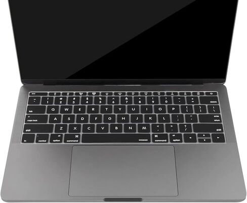 MOSISO Silicone Keyboard Cover Protective Skin Compatible with MacBook Pro 13 inch 2017 2016 Release A1708 without Touch Bar & Compatible with MacBook 12 inch A1534, Airy Blue in Kuwait