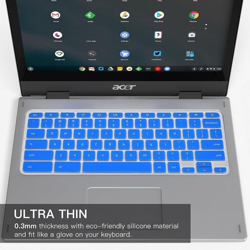 Keyboard Cover for Acer Chromebook Spin 11 311 C733 CP311 511 512/Chromebook 11 CB3-131 CB3-132 CB5-132T/Chromebook Spin CP713 CB5-312T/Acer Chromebook 14 15 inch -Gradual Pink in Kuwait