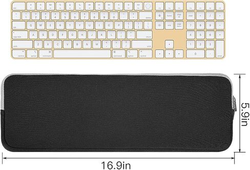 CASEDAO Magic Keyboard Sleeve Case, Padded Shockproof Protective Bag for 2024 Apple iMac 24 inch M4 M3 Magic Keyboard w/out Touch ID A2449 A2450,Wireless Magic Keyboard 2 MLA22LL/A A1644 Pouch for Mac in Saudi Arabia