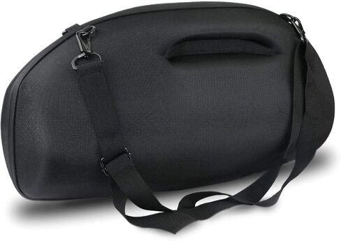 co2CREA Hard Travel Case for Boombox 3 2 Bluetooth Speaker, Black | Portable Travel Design, External Handle And Detachable Shoulder Strap For Carrying And Storage, Accessory Organization in Kuwait