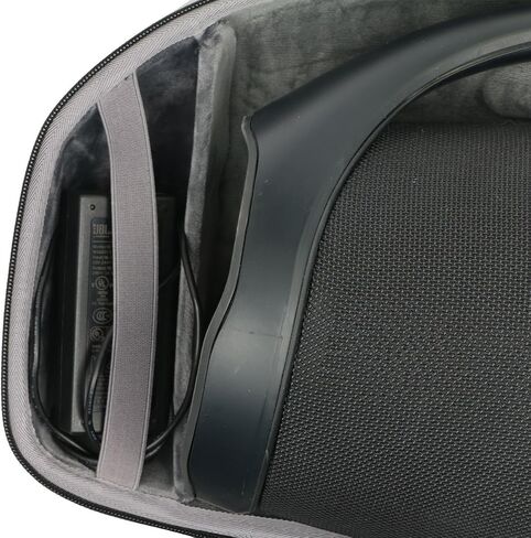 co2CREA Hard Travel Case for Boombox 3 2 Bluetooth Speaker, Black | Portable Travel Design, External Handle And Detachable Shoulder Strap For Carrying And Storage, Accessory Organization in Kuwait