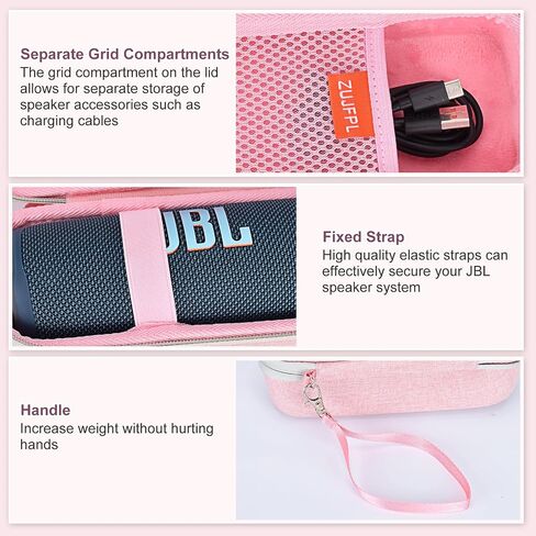 EVA Hard Case for JBL Flip 6 Flip 5 Waterproof Portable Bluetooth Speaker, Fit for JBL Flip 4 Premium Travel Protecrive Carrying Storage Bag - Army Green in Kuwait