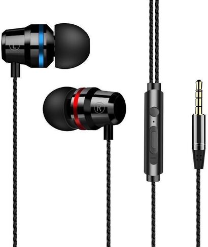 TakeCase Metal Wired Earphone Professional in Ear Headset with Built-in Microphone 3.5mm in-Ear Wired Earphone Heavy Bass Sound Quality Music Sport Headset in Saudi Arabia