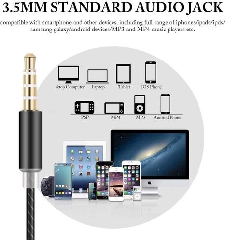 TakeCase Metal Wired Earphone Professional in Ear Headset with Built-in Microphone 3.5mm in-Ear Wired Earphone Heavy Bass Sound Quality Music Sport Headset in Saudi Arabia