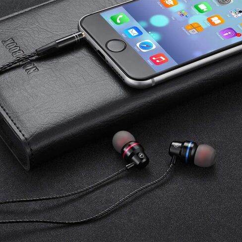 TakeCase Metal Wired Earphone Professional in Ear Headset with Built-in Microphone 3.5mm in-Ear Wired Earphone Heavy Bass Sound Quality Music Sport Headset in Saudi Arabia