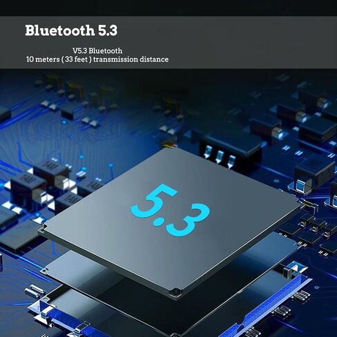 JEWUNO Bone Conduction Headphones Swimming, Underwater Headphones for Swimming, Built-in 32G Memory IP68 Waterproof, Wireless Bluetooth 5.3 Open Ear Headphones for Running, Cycling in Kuwait