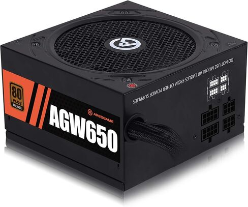 مزود طاقة 550 واط 80+ وحدة امداد طاقة معتمدة من البرونز (ARESGAME، AGW550) in Kuwait