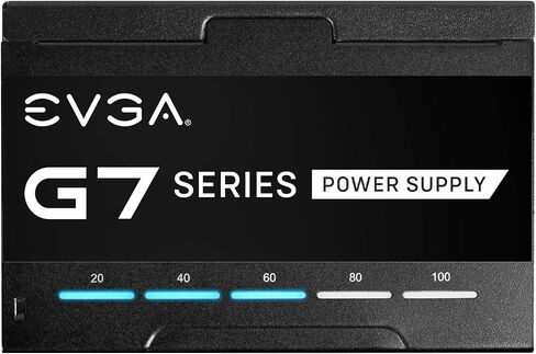 EVGA Supernova 650 G7, 80 Plus Gold 650W, Fully Modular, Eco Mode with FDB Fan, 10 Year Warranty, Includes Power ON Self Tester, Compact 130mm Size, Power Supply 220-G7-0650-X1 in Saudi Arabia